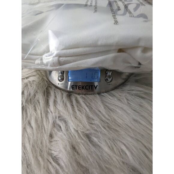 Levi's White Long Sleeve Shirt Crewneck Classic Fit Graphic Logo Plus size Top X - Picture 9 of 9